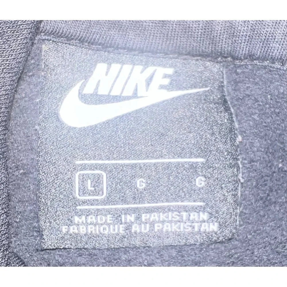 Nike Women's Funnel Neck Hoodie Gray Pullover Fleece BV4526-010 Size L